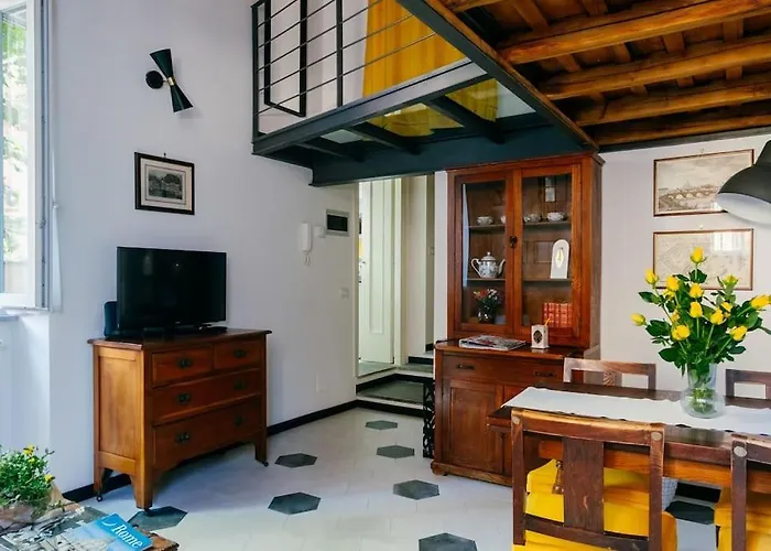 Apartment Charming Restored Loft In The Heart Of Trastevere